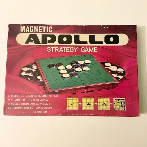 Vintage Magentic  Apollo Strategy Game Japan BJC International Travel Game - Picture 10 of 10